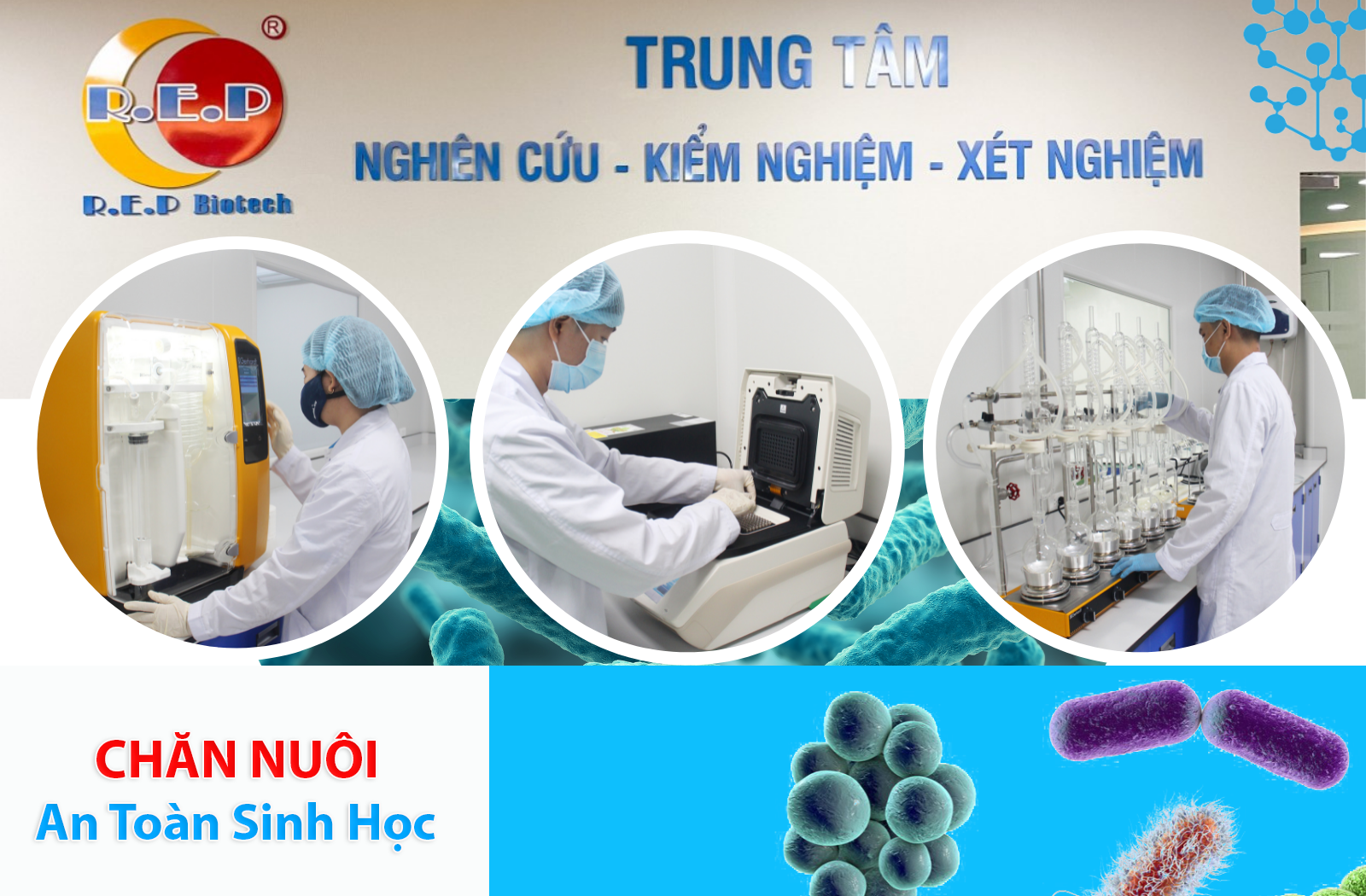 TRUNG TÂM NGHIÊN CỨU - PHÂN TÍCH - XÉT NGHIỆM - TẦM SOÁT R.E.P