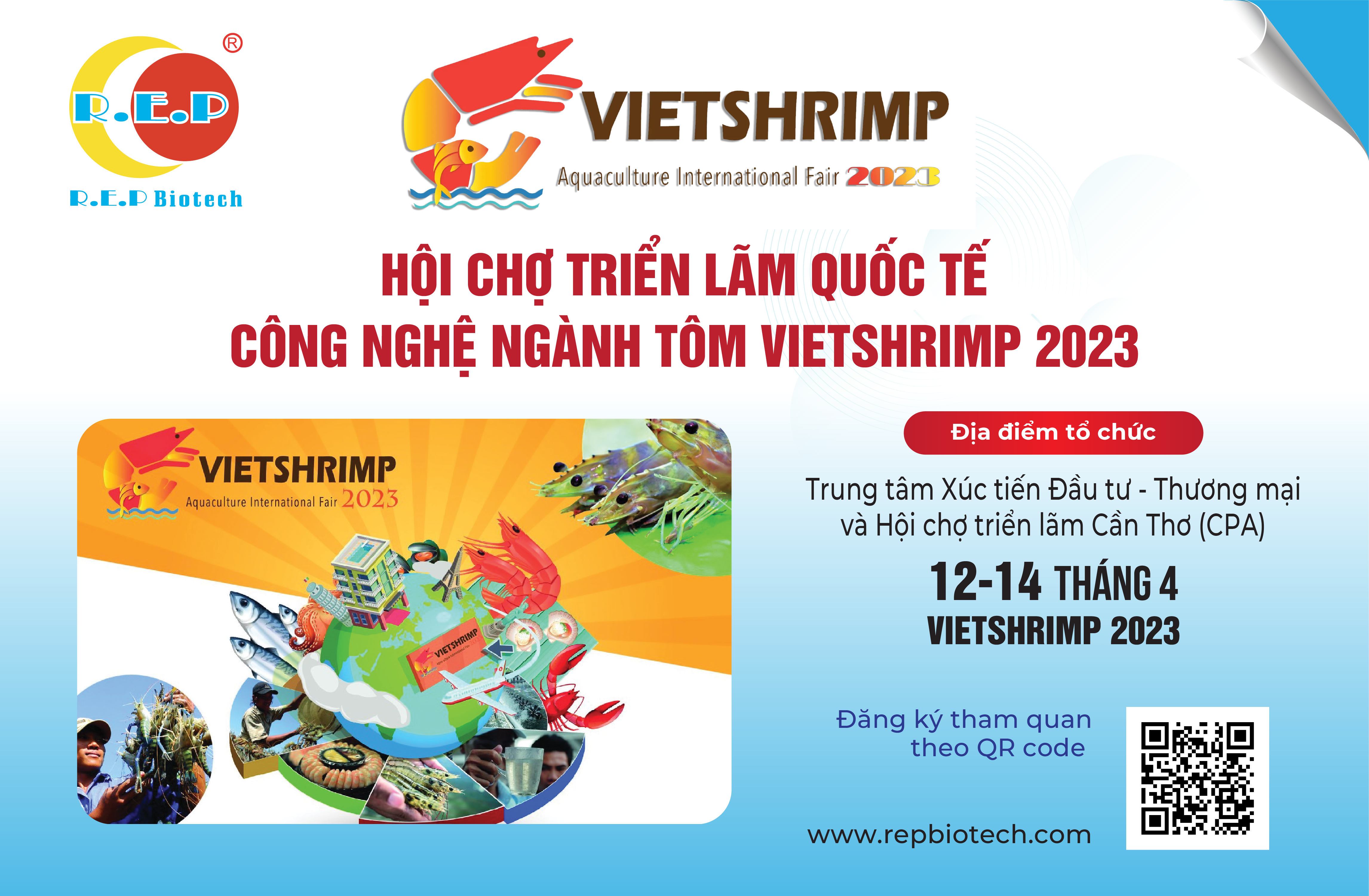 KHÔNG THỂ BỎ LỠ TRIỂN LÃM VIETSHRIMP 2023 CÙNG R.E.P BIOTECH
