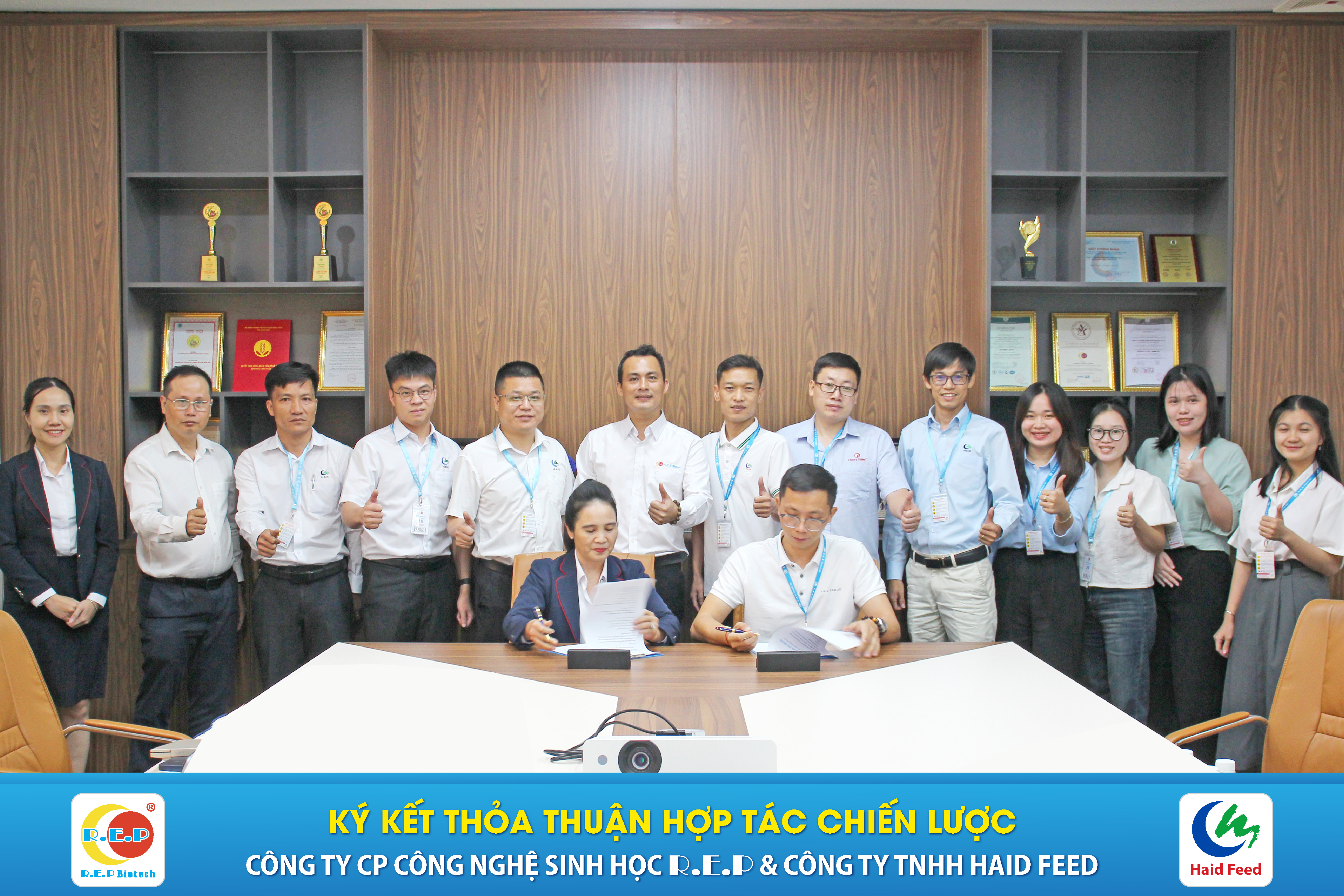 R.E.P BIOTECH & HAID FEED CHÍNH THỨC KÝ KẾT HỢP TÁC CHIẾN LƯỢC
